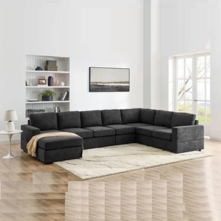 Right Hand Facing Modular Corner Sectional Sofa