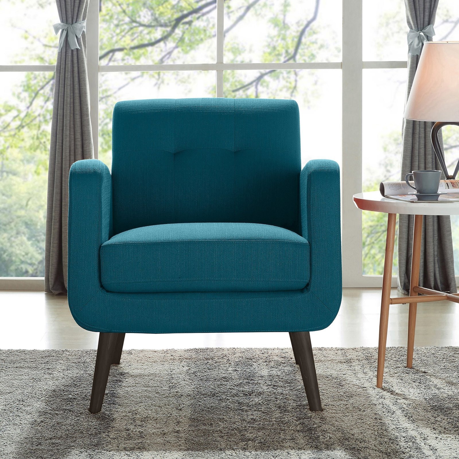 Keflavik-Mid-century-Peacock-Blue-Linen-Arm-Chair-1.jpg