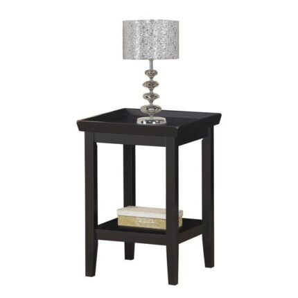 End Table with 2 Shelves