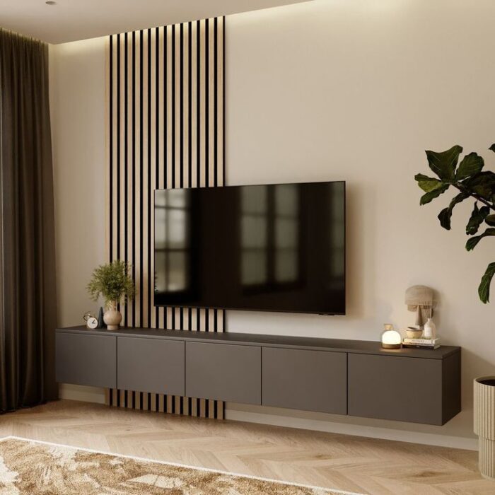 Simple TV Unit with Cladding