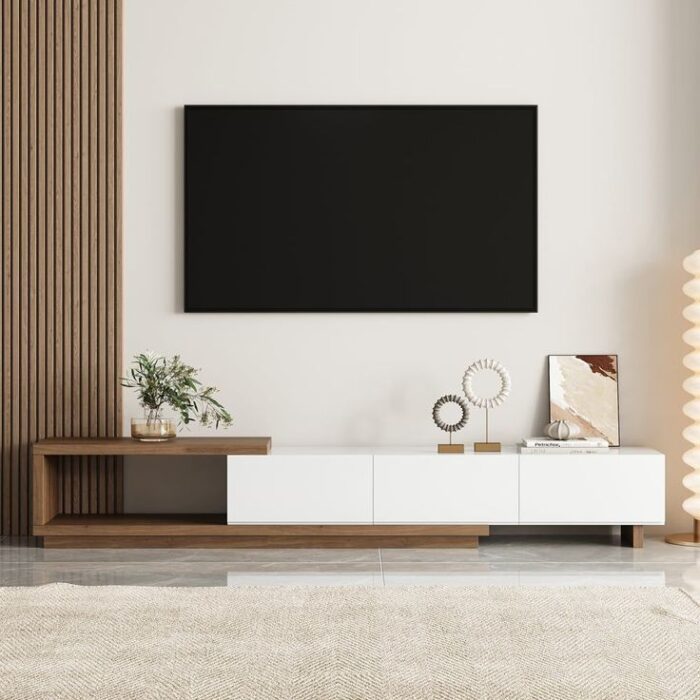 TV Unit with Open Shelf